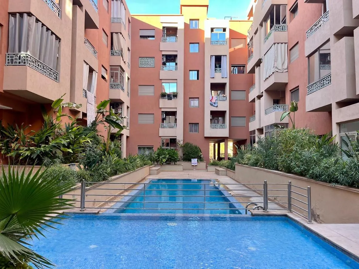 Bel Appartement A Marrakech En Residence Avec Piscine - Fibre & Netflix Marrakesh 0*,  Morocco