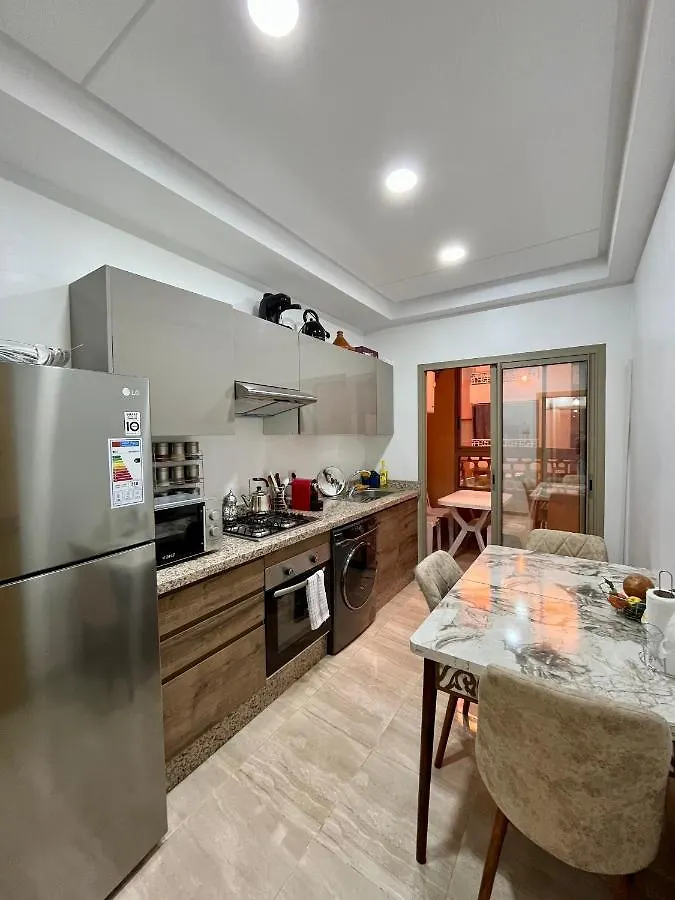 Bel Appartement A Marrakech En Residence Avec Piscine - Fibre & Netflix Marrakesh 0*,